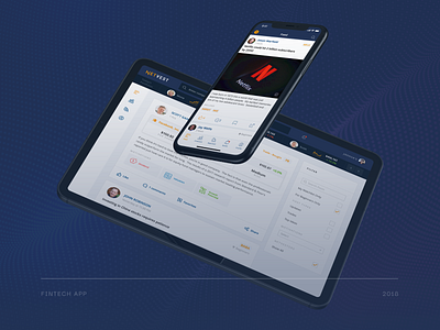 Netvest – FinTech app android app design fintech icon investing ios ui ux web