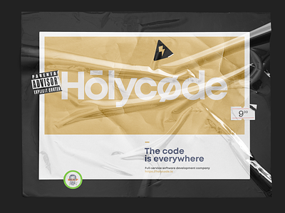 Logo for Hōlycøde branding code design holy id logo logotype