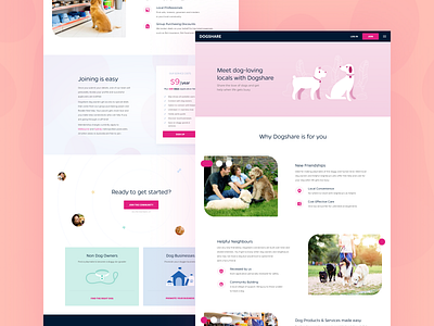 Dogshare Web Design