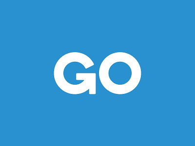 Go Logo arrow calligraphy clean geometric go lettering logo round rounded sans sans serif typography