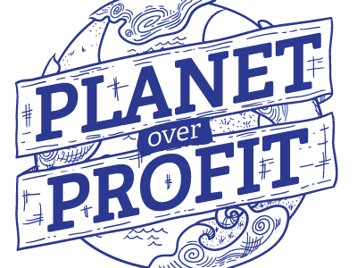 Planet Over Profit - TShirt Design