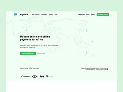 Landing page