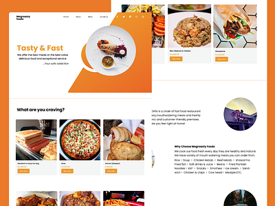 Megroasty restuarant web