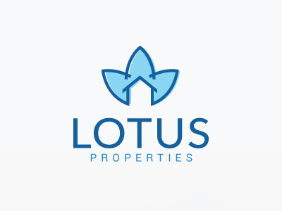 Lotus Properties Business blue house lotus property