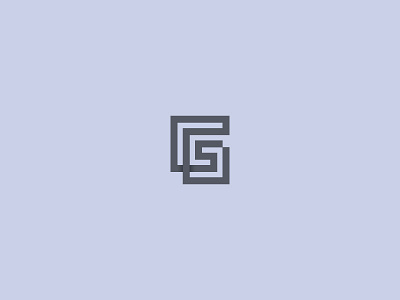 G S monogram design geometric logo monogram
