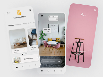 Shin: Furniture store concept app design