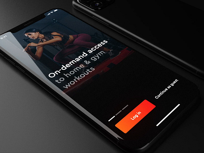 Value prop | Fitness app app branding design fitness interface minimal mobile typography ui