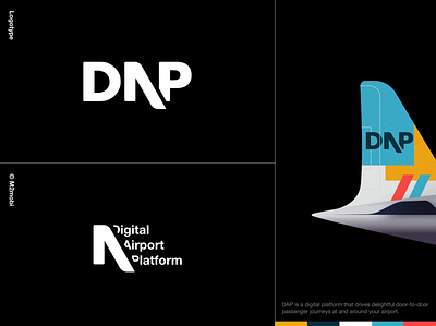 DAP | Logo Exploration branding desig digital logo logotype platform typograpgy