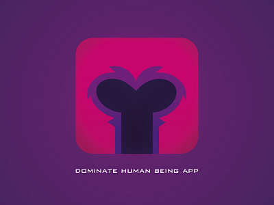 Dominate Human being app app icon illustrator magneto phone