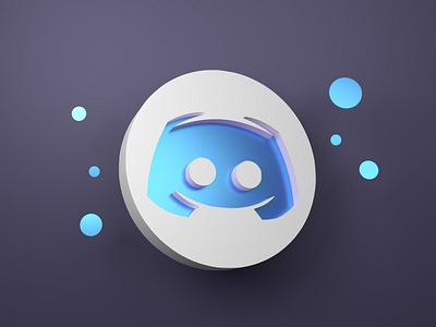 Social Network Icon Discord 3d blender blender3d design discord icon social network