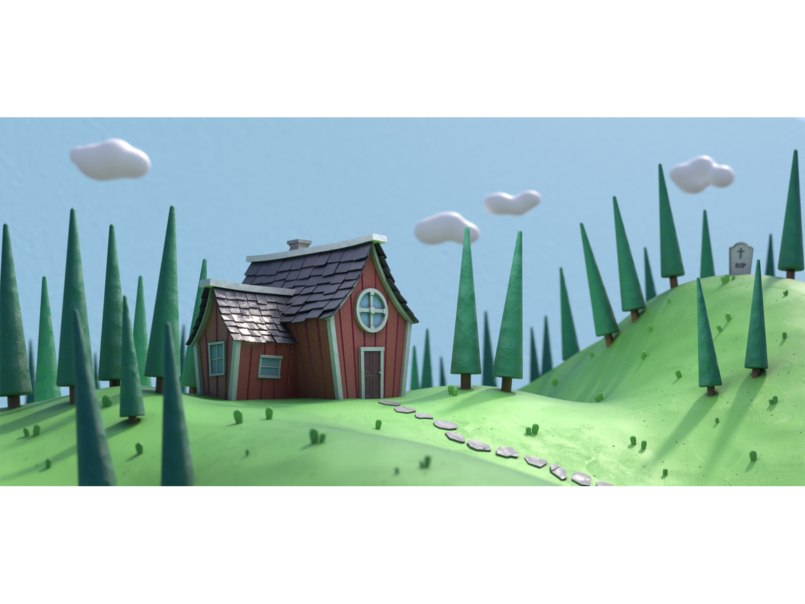 Clay House by Darj__ on Dribbble