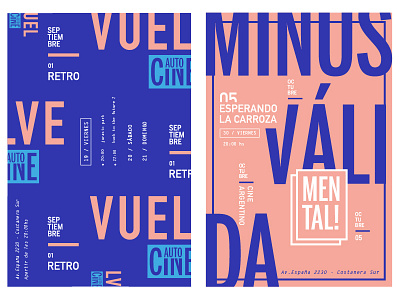 Film Festival blue branding color concept layout pink sans type typography