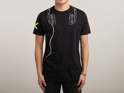 Tshirt headphone illustration tees tshirt