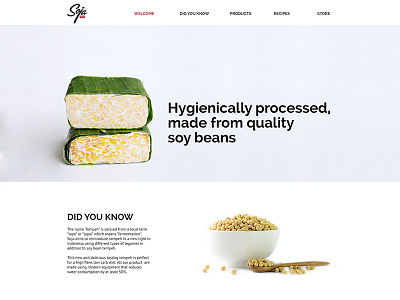 Website design food ui web website