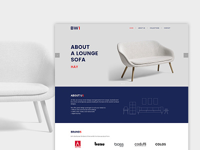 WIP Furniture Website furniture ui uiux web website