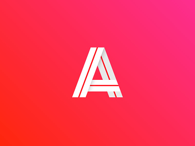 A a letter logo logotype typeface