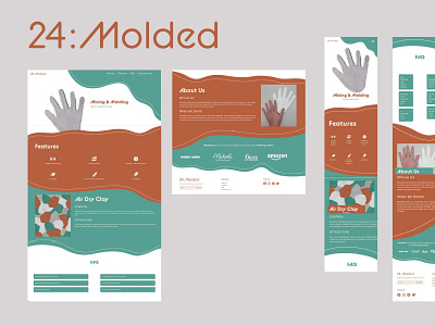 Molded24 branding css design graphic design html logo typography ui vector web