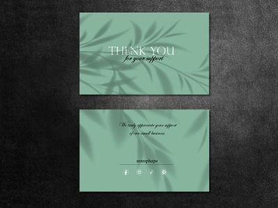 Thank You Card art design branding design graphic design illustration logo typography vector