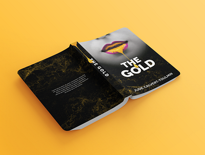 The Gold, book cover book cover design graphic design photoshop yellow