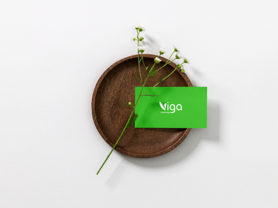 Viga branding design graphic design green illustrator logo logo design stationary