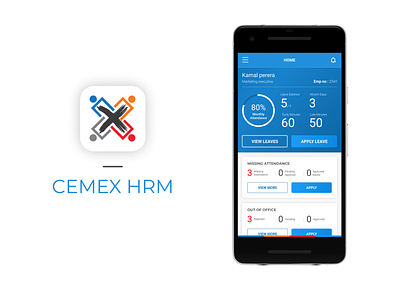 Cemex HRM - User Dashboard hr software hrms mobile app sri lanka