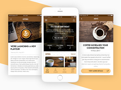 Espresso Coffee Mobile App