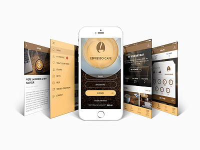 Espresso Cafe login mobile app