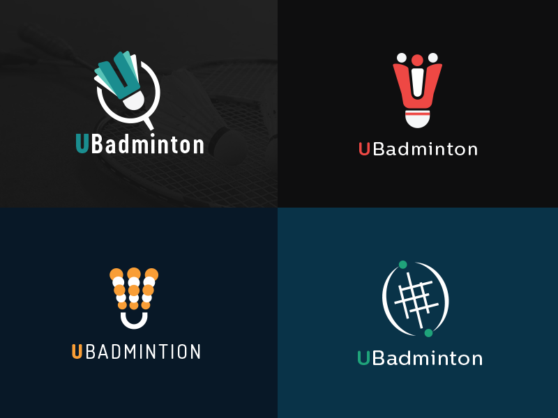 Premium Vector | Badminton logo design vector icon for athletics  competitions