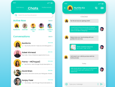 Daily UI 013 - Design a Direct Chat Feature Screen creativity dailyui design illustration ui uichallenge userexperience userinterface