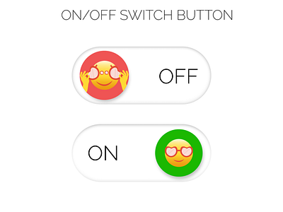 Daily UI 015 - Design a On/Off Button Switch creativity dailyui design illustration on off button switch on off switch design ui uichallenge userexperience userinterface