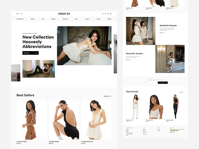 Origin 64 | E-commerce Website design e com e commerce e shop ecomerce ecommmerce fashion fashion design interaction design mvp online shop online store shop web web design website design