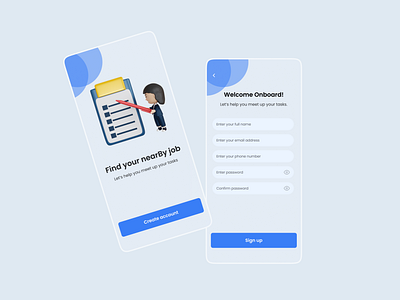 Sign up screen - Daily UI 01