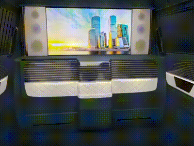 Part of the 3d animation of the car interior