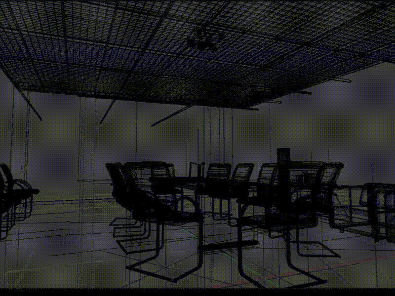 Meeting room 3d animation blender design illustration motion graphics