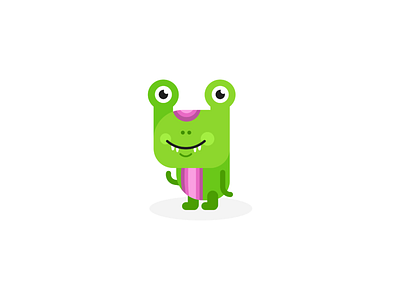 Lil Green Monster cute design green illustration monster