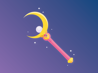 🌙 Fighting evil by moonlight... sailor moon stars wand