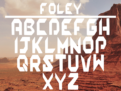 Foley branding font graphic design hand drawn font logo typography