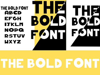 THE BOLD FONT