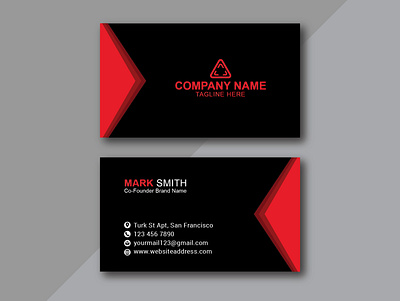 Business Card Design busin business card design graphic design logo typography ui