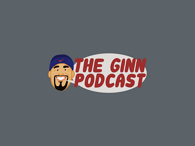 Logo Design for The Ginn Podcast art branding card custom design graphic design illustration logo ui vector