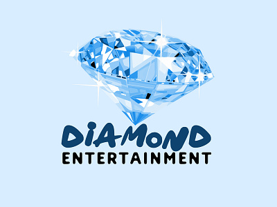 Diamond Entertainment Logo, 2022 art branding card custom design graphic design illustration logo ui vector
