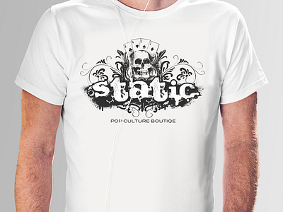 Static T design illustration logo