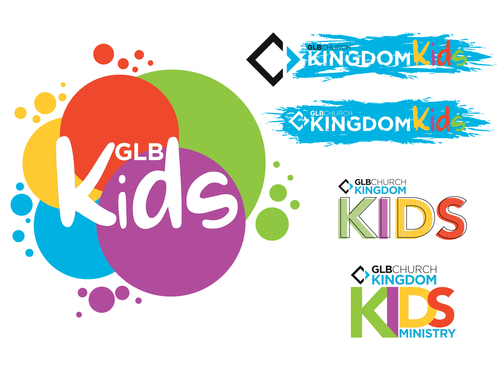 GLB Kids Kingdom Logos by Johnny Koch on Dribbble