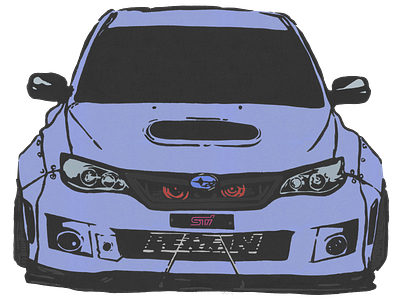 Subaru WRX STI - Light Blue