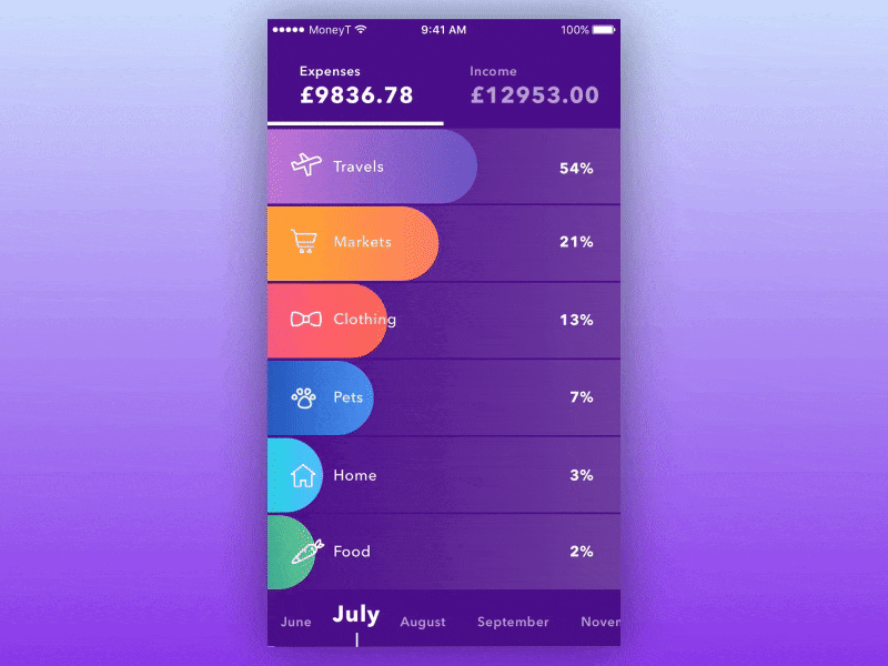 Expenses Tracker Concept