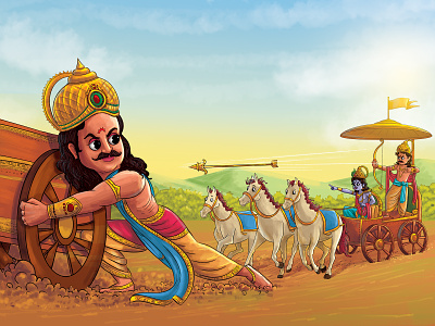 Browse thousands of Mahabharat images for design inspiration | Dribbble