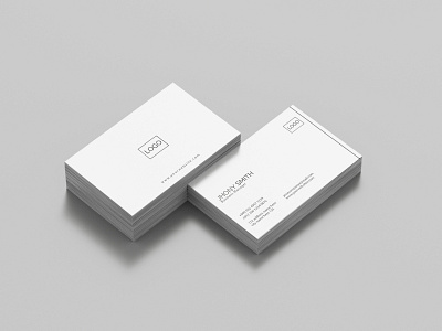 Minimalist Business Card branding business card creative design graphic design illustration minimalist typography vector