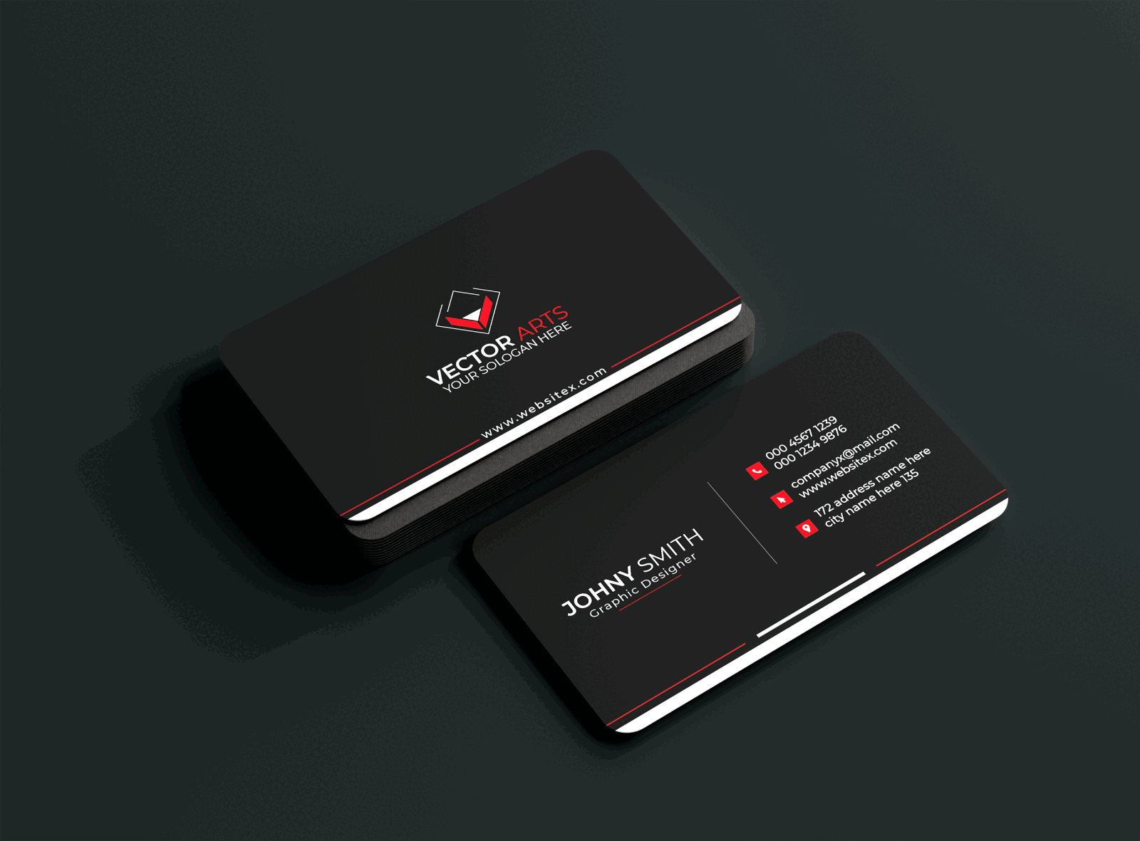 Corporate Business card branding business card corportae creative design graphic design minimalist modern vector