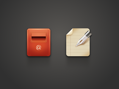 Mailbox icon mailbox practise sketch