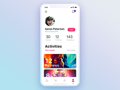 Daily UI #006 • User Profile